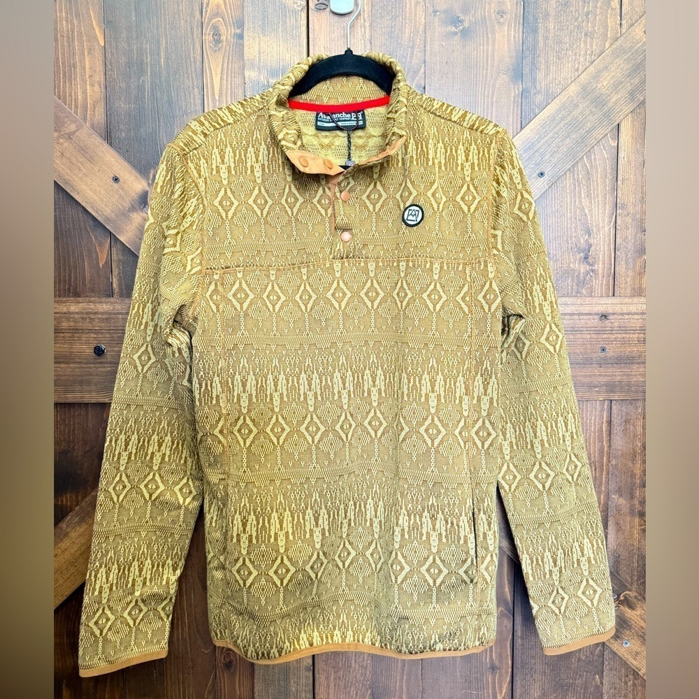 NWT Avalanche Outdoor Supply Company Bronze Tapestry Print Pullover Men’s S